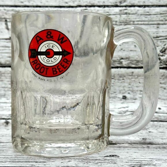A & W Other - Vintage 1940s A&W Root Beer Glass Mug      
